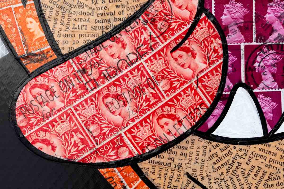 Taz You Little Devil - Original - SOLD by artist Robin Coleman - Wyecliffe Galleries