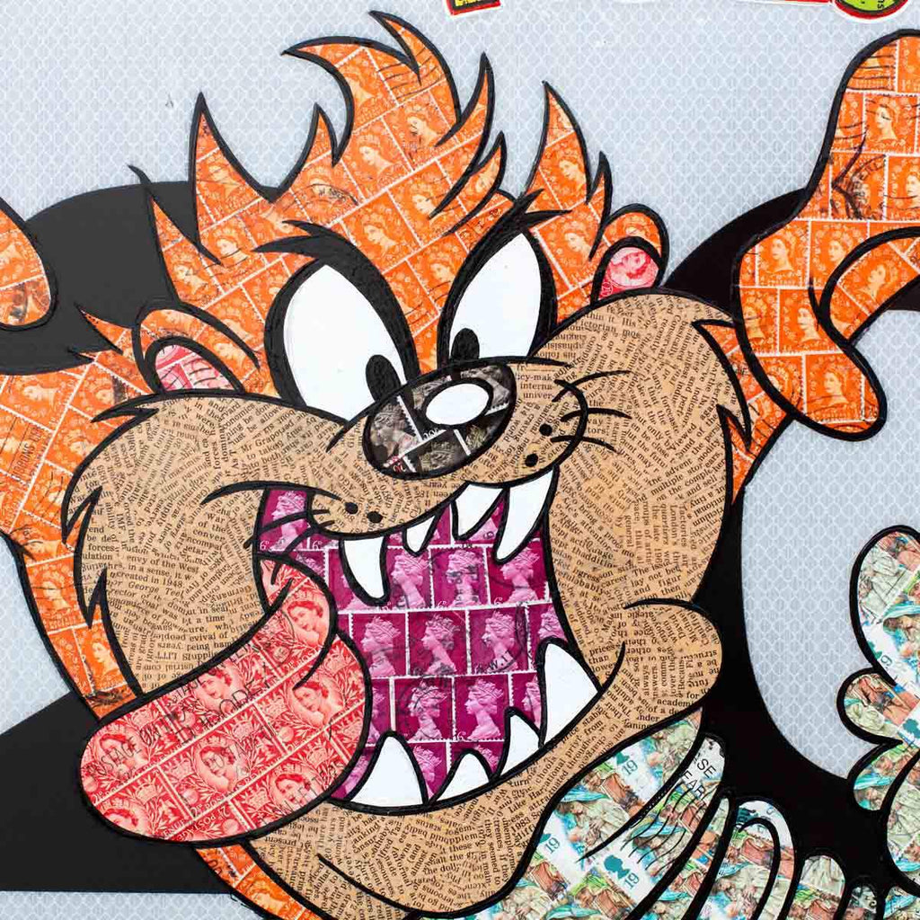 Taz You Little Devil - Original - SOLD by artist Robin Coleman - Wyecliffe Galleries