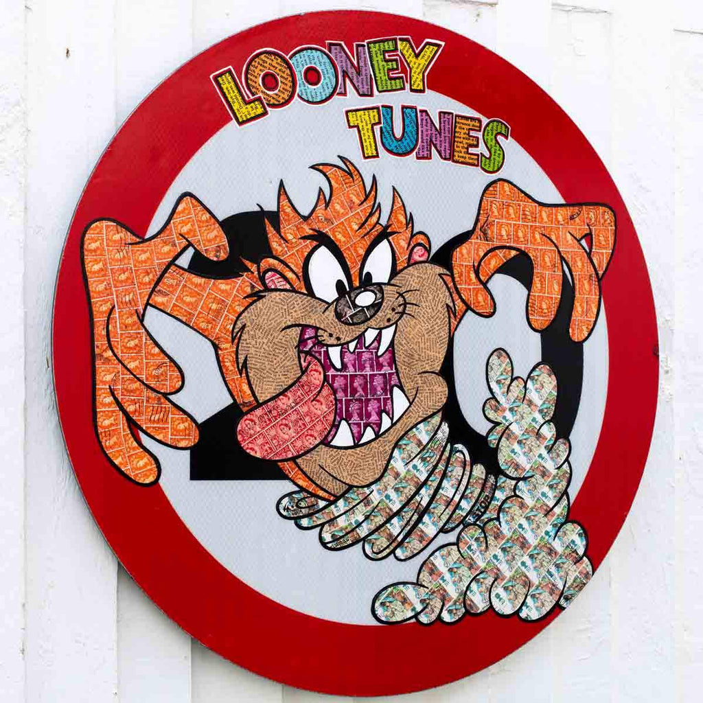 Taz You Little Devil - Original - SOLD by artist Robin Coleman - Wyecliffe Galleries