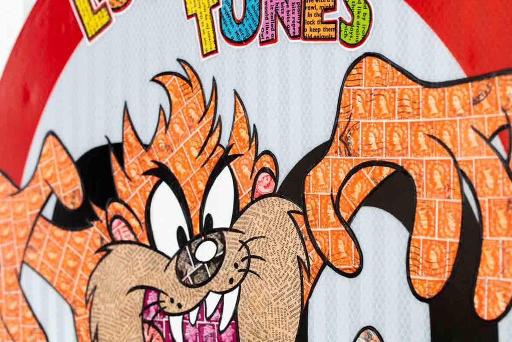 Taz You Little Devil - Original - SOLD by artist Robin Coleman - Wyecliffe Galleries