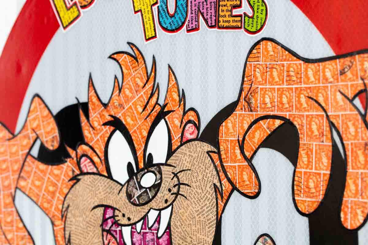 Taz You Little Devil - Original - SOLD by artist Robin Coleman - Wyecliffe Galleries