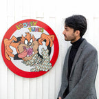 Taz You Little Devil - Original - SOLD by artist Robin Coleman - Wyecliffe Galleries