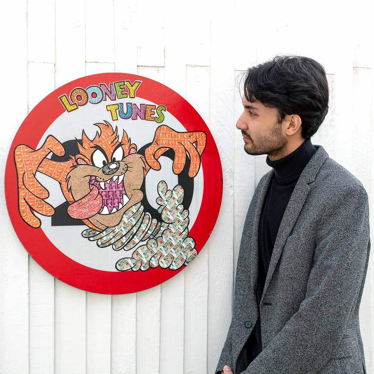 Taz You Little Devil - Original - SOLD by artist Robin Coleman - Wyecliffe Galleries