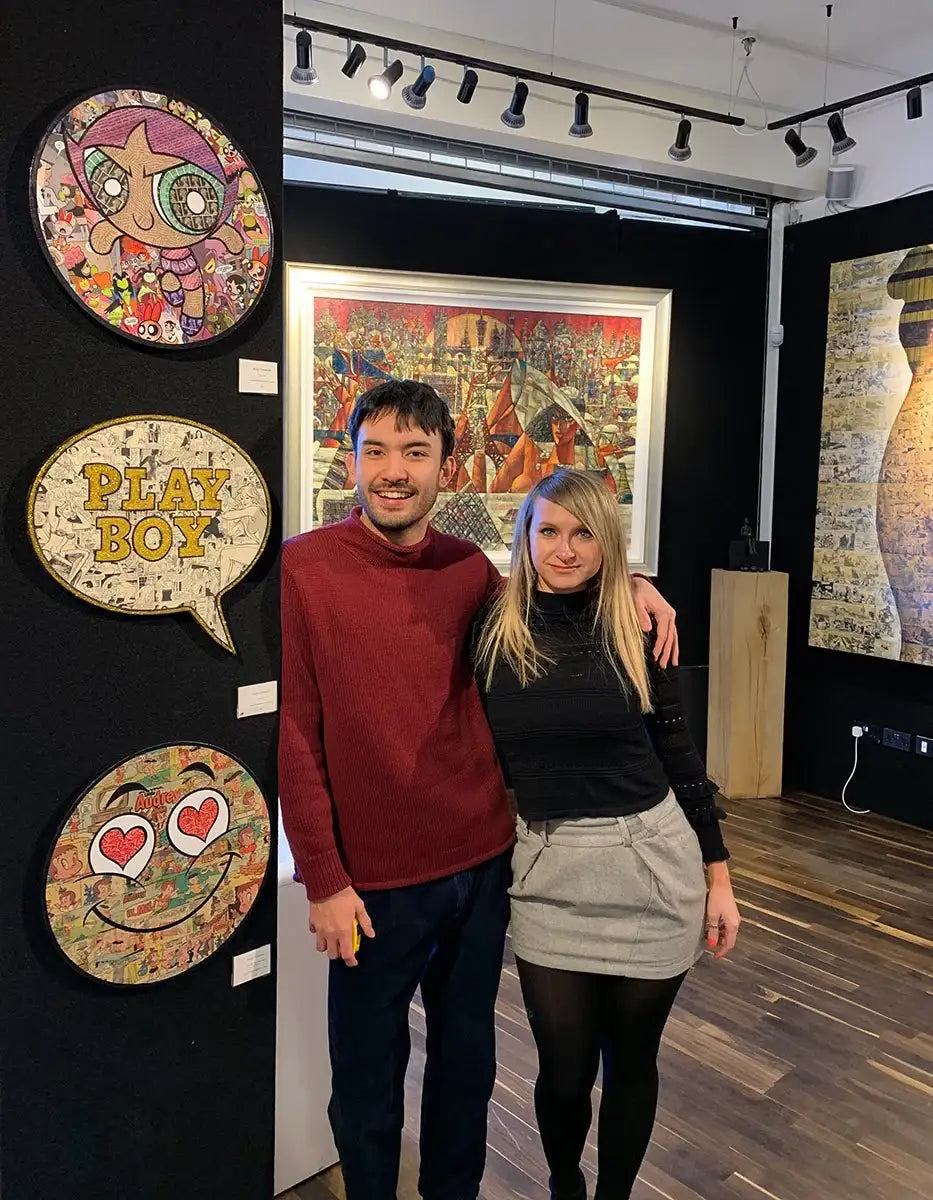 Why Must I Be A Teenager In Love - Original - SOLD by artist Robin Coleman - Wyecliffe Galleries