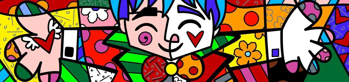 Big Hug - SOLD OUT by artist Romero Britto - Wyecliffe Galleries
