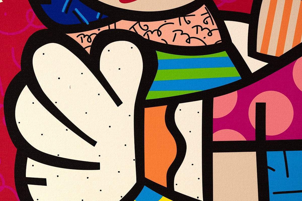 Love Me Tender - Edition - SOLD by artist Romero Britto - Wyecliffe Galleries