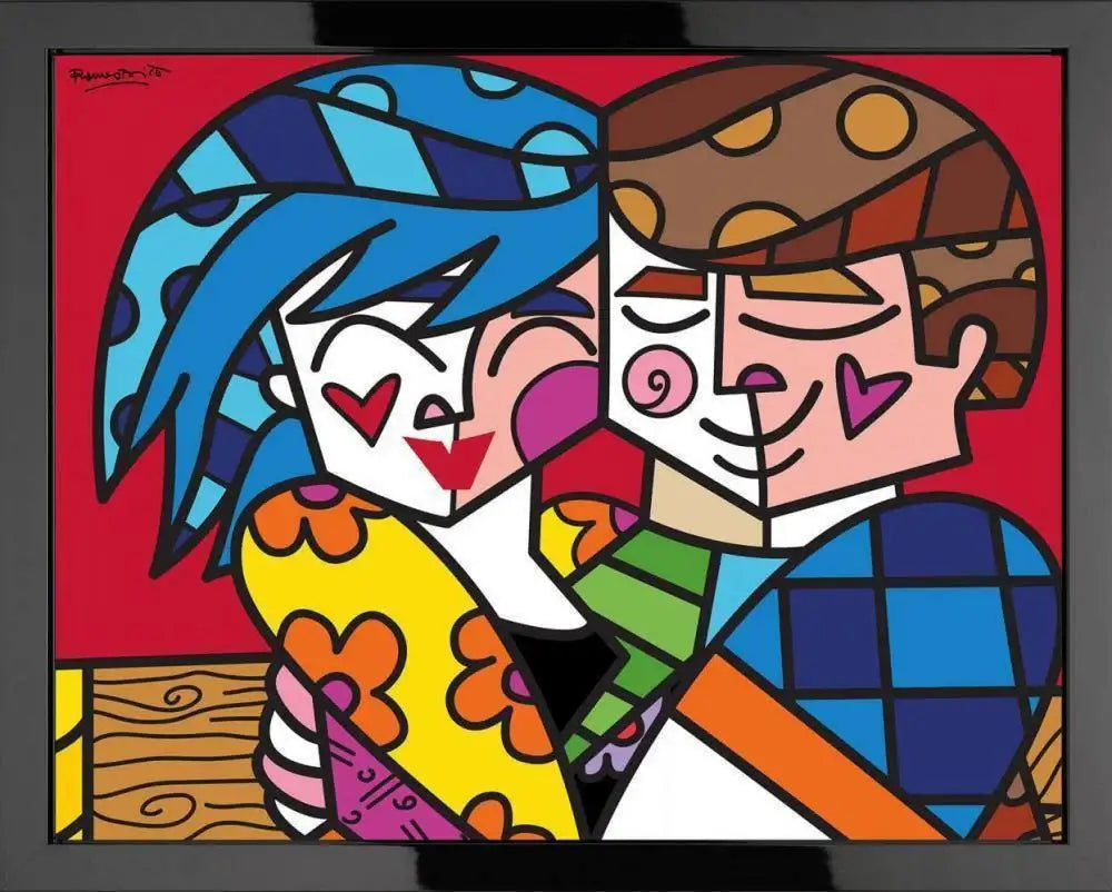 So Happy In Love - Edition - SOLD OUT by artist Romero Britto - Wyecliffe Galleries