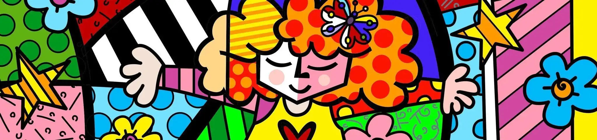 Sweet Hug - Edition - SOLD OUT by artist Romero Britto - Wyecliffe Galleries