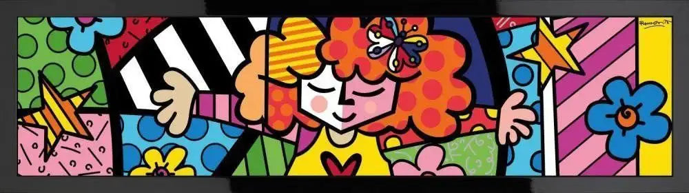 Sweet Hug - Edition - SOLD OUT by artist Romero Britto - Wyecliffe Galleries