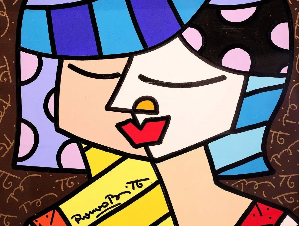 Untitled - Original - SOLD by artist Romero Britto - Wyecliffe Galleries