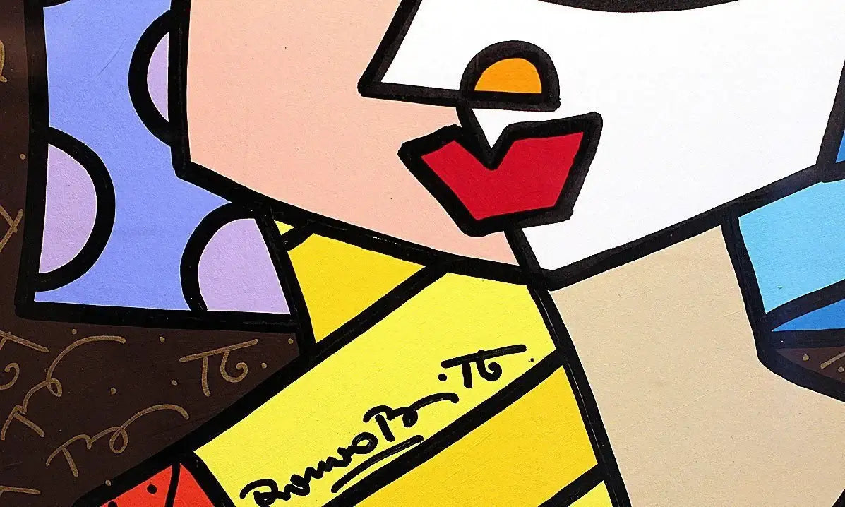 Untitled - Original - SOLD by artist Romero Britto - Wyecliffe Galleries