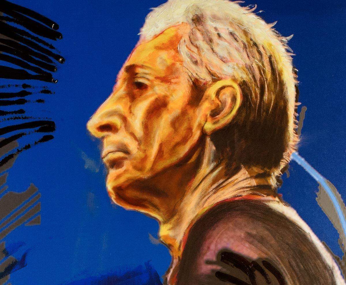 The Blue Smoke Suite Charlie - Edition - SOLD by artist Ronnie Wood - Wyecliffe Galleries