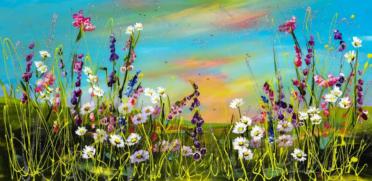 A Beautiful Day I - Original - SOLD by artist Rozanne Bell - Wyecliffe Galleries