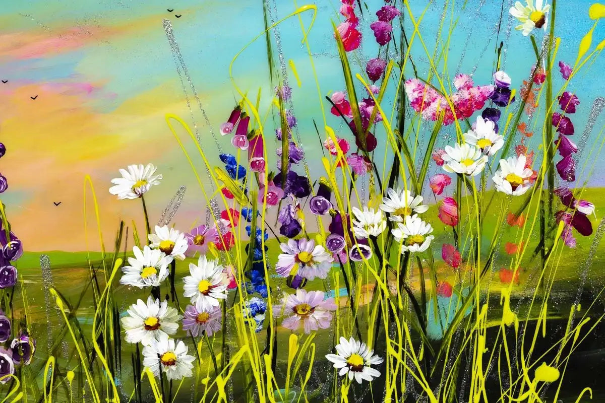 A Beautiful Day I - Original - SOLD by artist Rozanne Bell - Wyecliffe Galleries