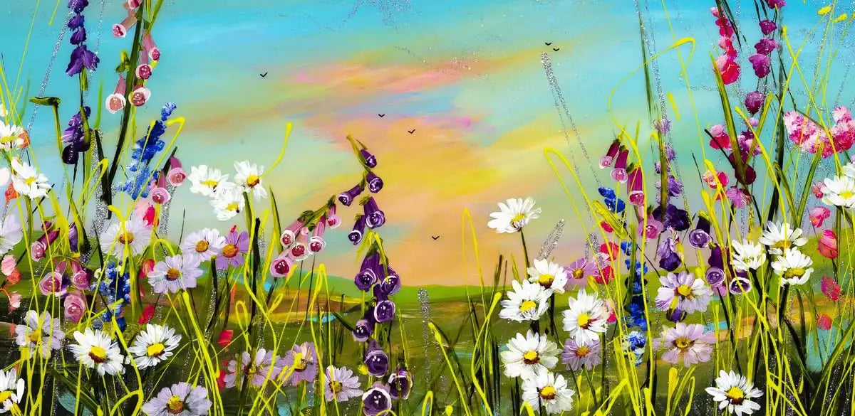 A Beautiful Day I - Original - SOLD by artist Rozanne Bell - Wyecliffe Galleries
