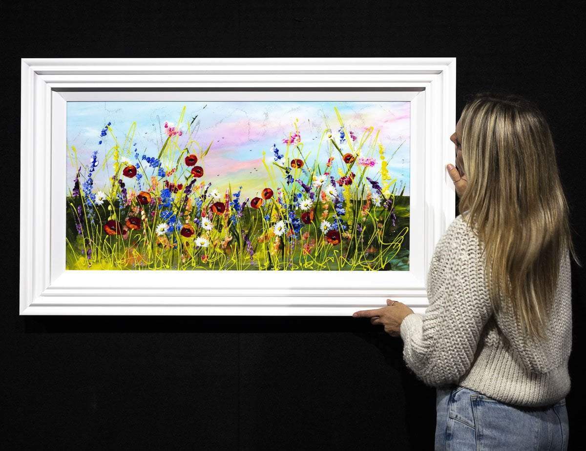 A Beautiful Day II - Original SOLD by artist Rozanne Bell - Wyecliffe Galleries