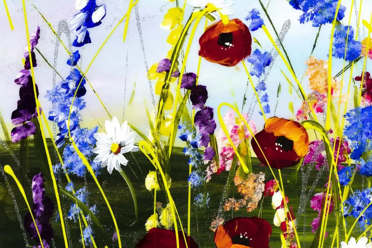 A Beautiful Day II - Original SOLD by artist Rozanne Bell - Wyecliffe Galleries