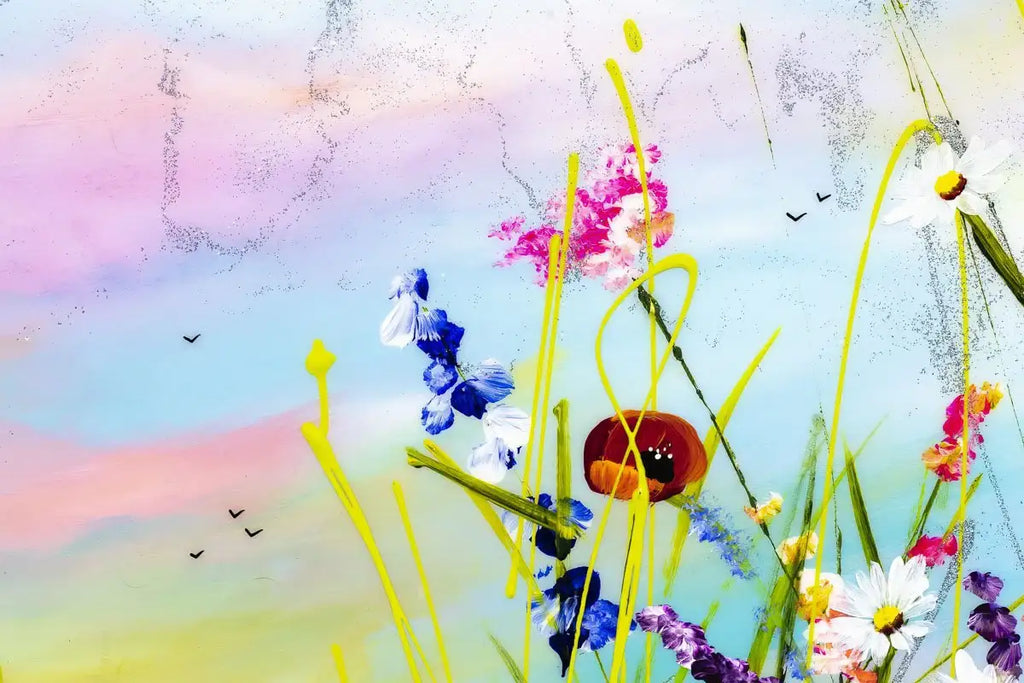 A Beautiful Day II - Original SOLD by artist Rozanne Bell - Wyecliffe Galleries