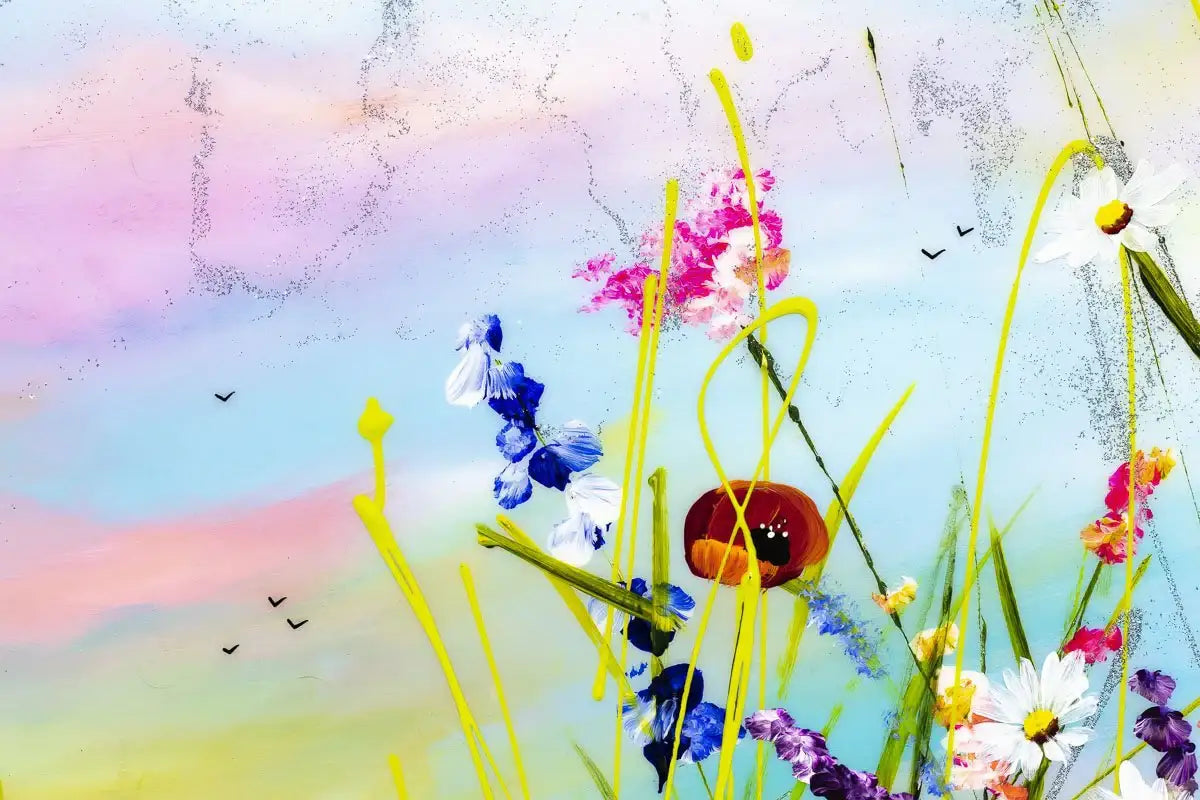 A Beautiful Day II - Original SOLD by artist Rozanne Bell - Wyecliffe Galleries