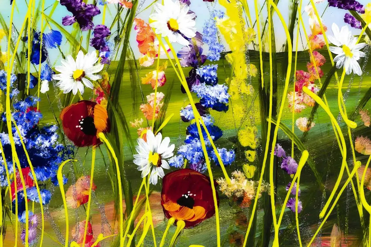 A Beautiful Day II - Original SOLD by artist Rozanne Bell - Wyecliffe Galleries