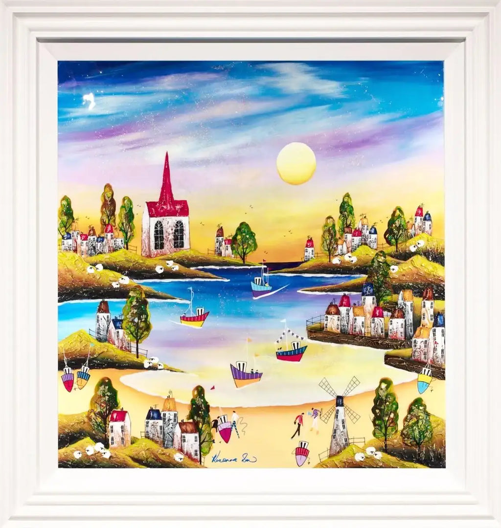 A Calm Summer Evening - Original - SOLD by artist Rozanne Bell - Wyecliffe Galleries