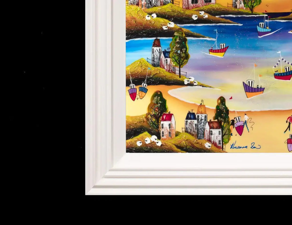 A Calm Summer Evening - Original - SOLD by artist Rozanne Bell - Wyecliffe Galleries