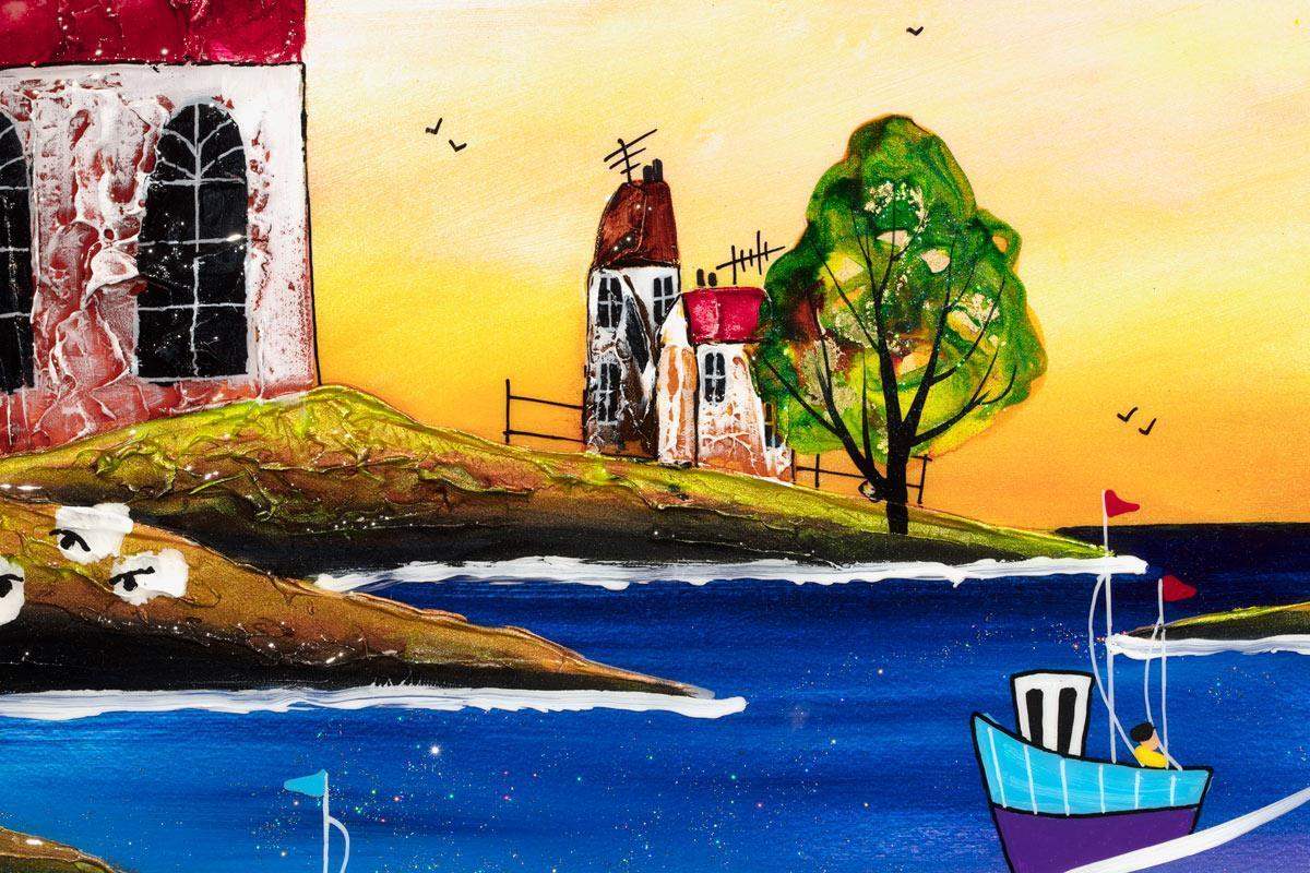 A Calm Summer Evening - Original - SOLD by artist Rozanne Bell - Wyecliffe Galleries