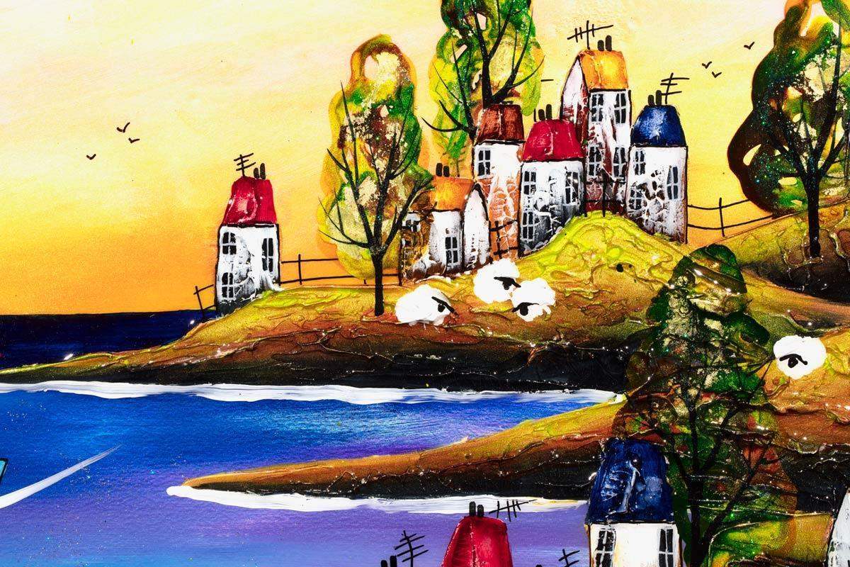 A Calm Summer Evening - Original - SOLD by artist Rozanne Bell - Wyecliffe Galleries