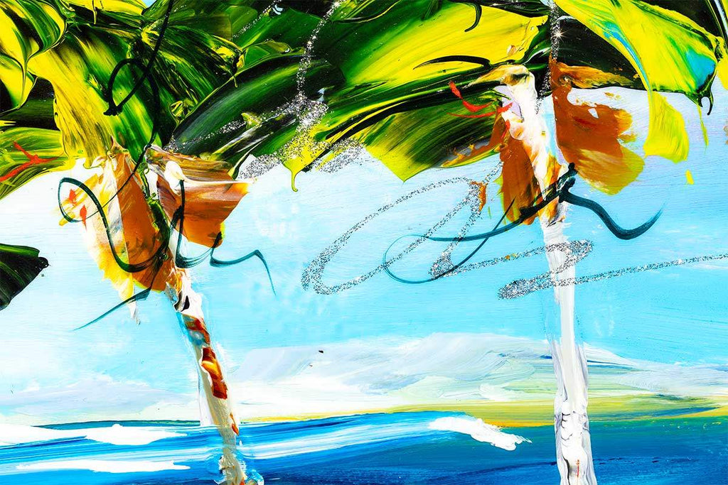 A Day at the Beach - Original - SOLD by artist Rozanne Bell - Wyecliffe Galleries