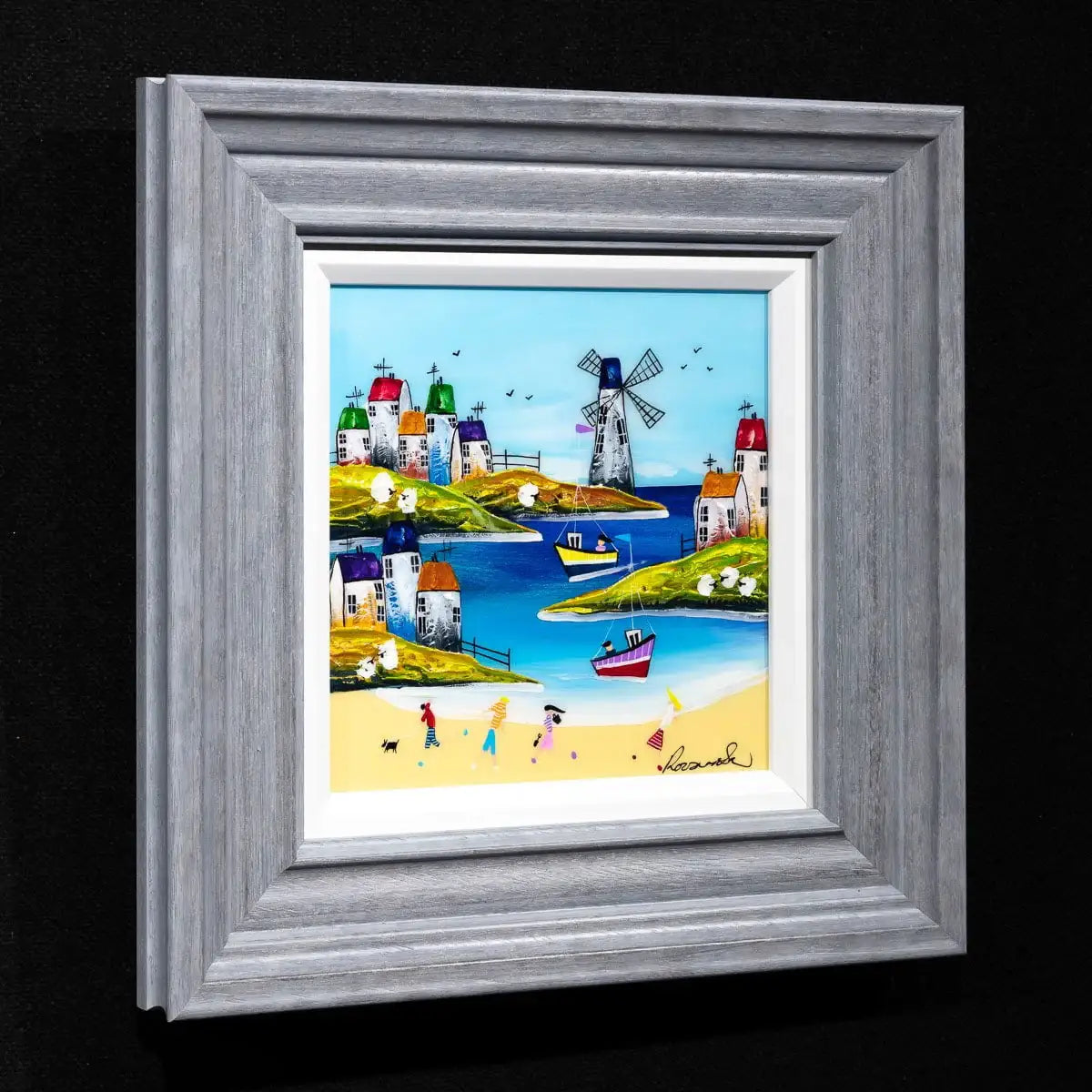 A Day of Sailing - Original - SOLD by artist Rozanne Bell - Wyecliffe Galleries