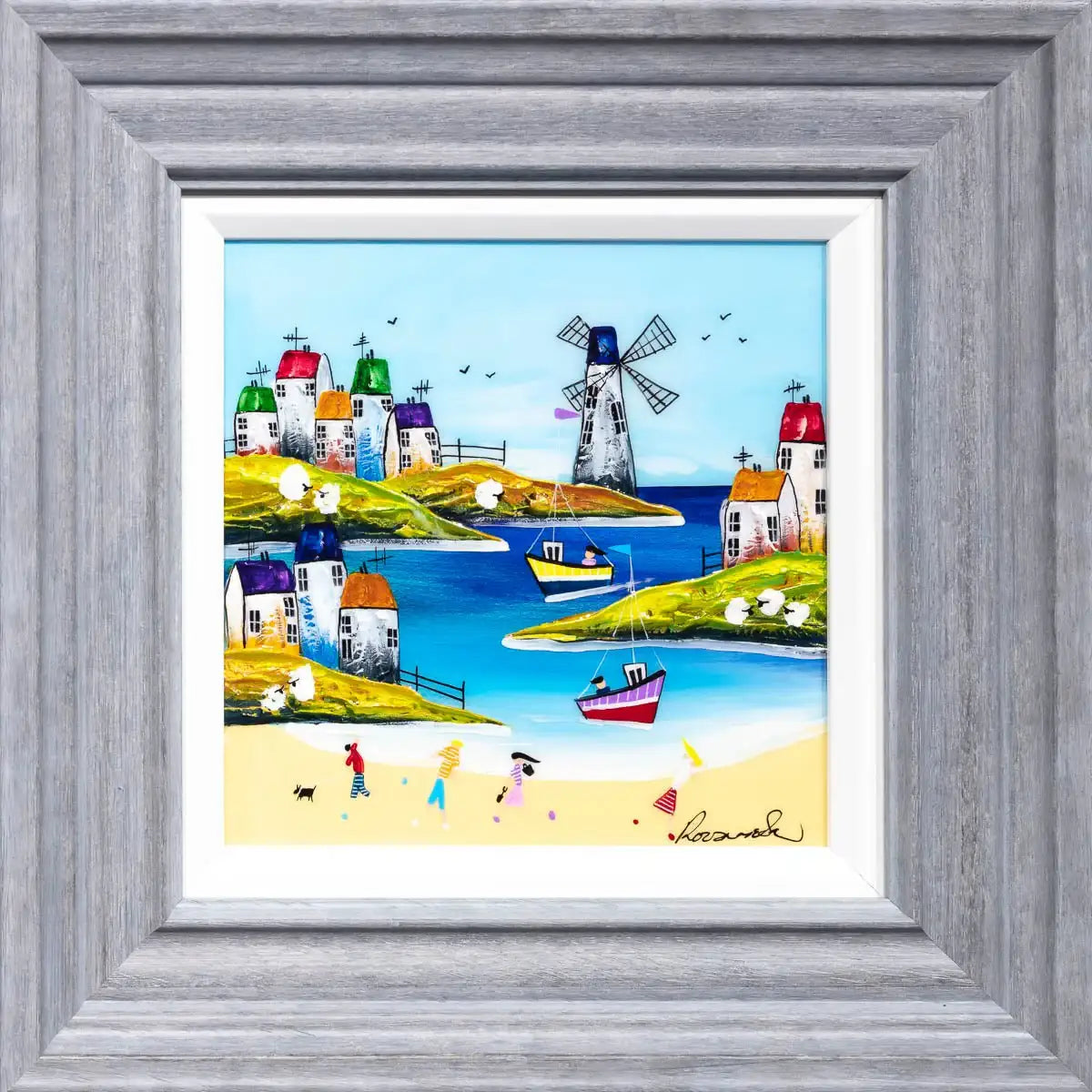 A Day of Sailing - Original - SOLD by artist Rozanne Bell - Wyecliffe Galleries