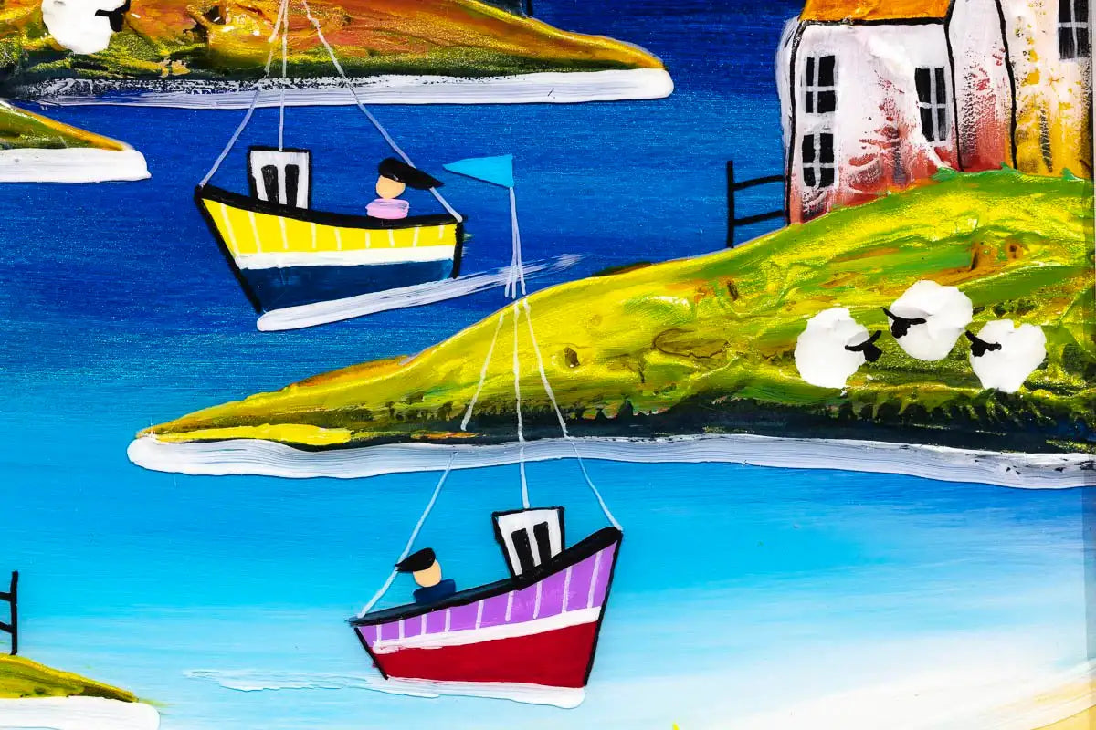 A Day of Sailing - Original - SOLD by artist Rozanne Bell - Wyecliffe Galleries