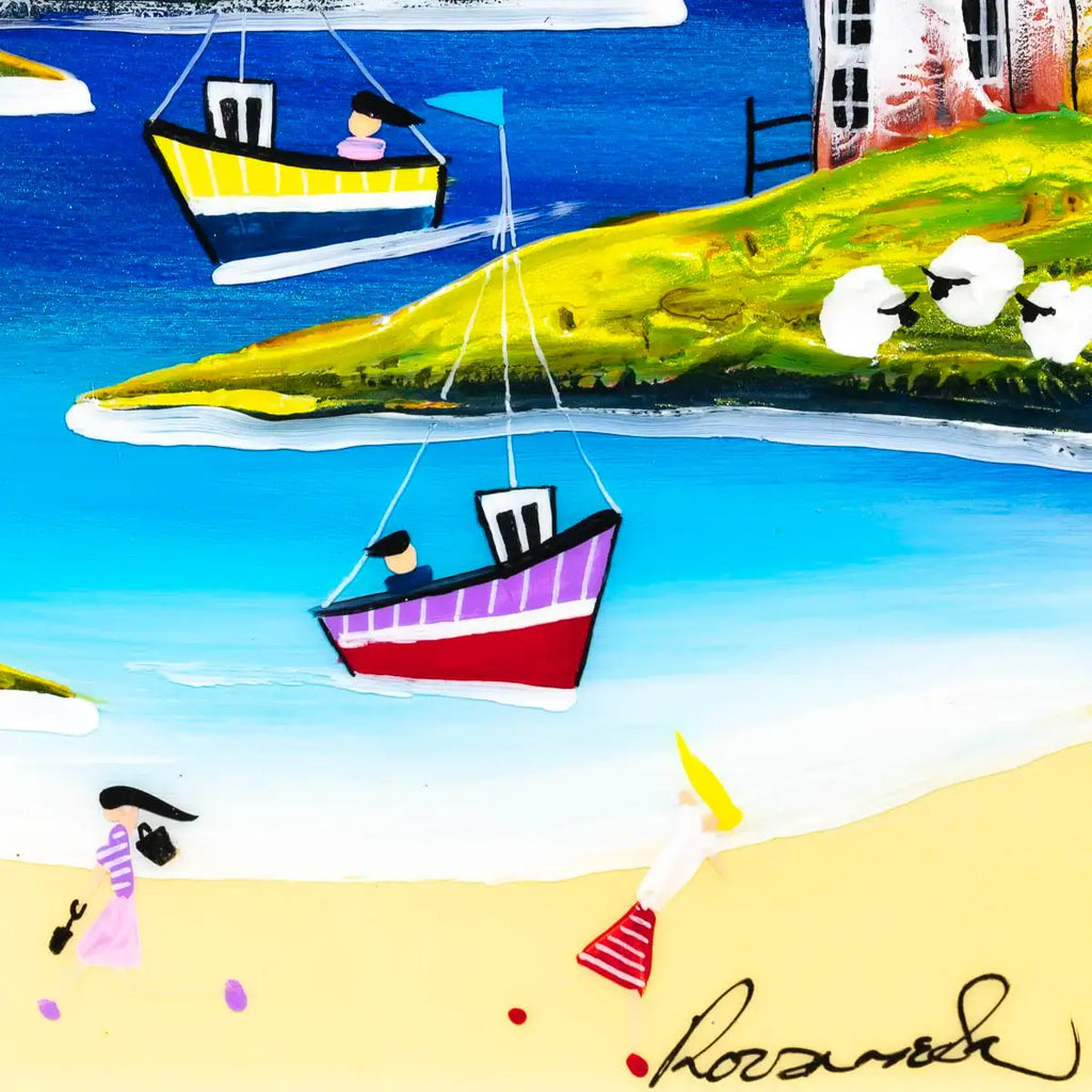 A Day of Sailing - Original - SOLD by artist Rozanne Bell - Wyecliffe Galleries