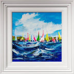 A Day On The Yacht - Original - SOLD by artist Rozanne Bell - Wyecliffe Galleries