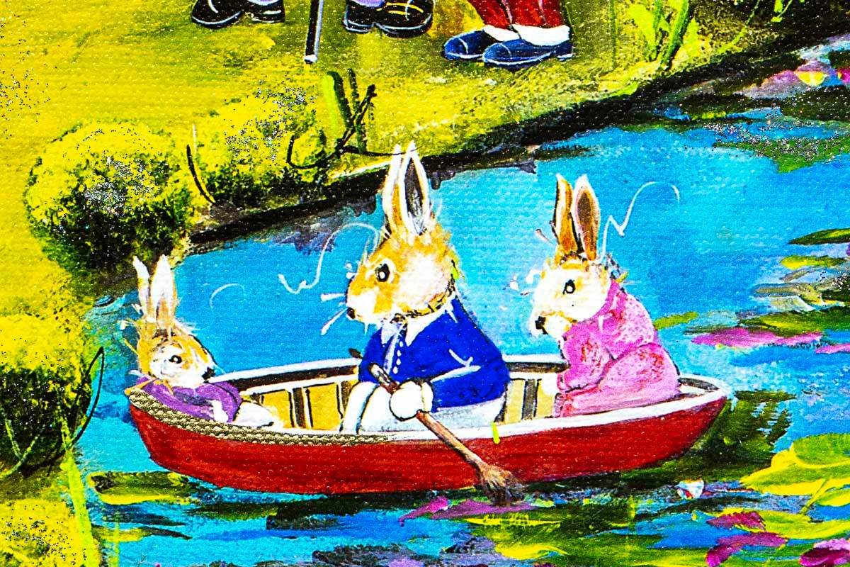 A Fine, Fine Day - Boutique Edition - SOLD by artist Rozanne Bell - Wyecliffe Galleries