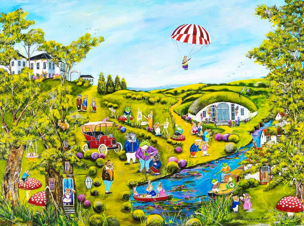 A Fine, Fine Day - Boutique Edition - SOLD by artist Rozanne Bell - Wyecliffe Galleries