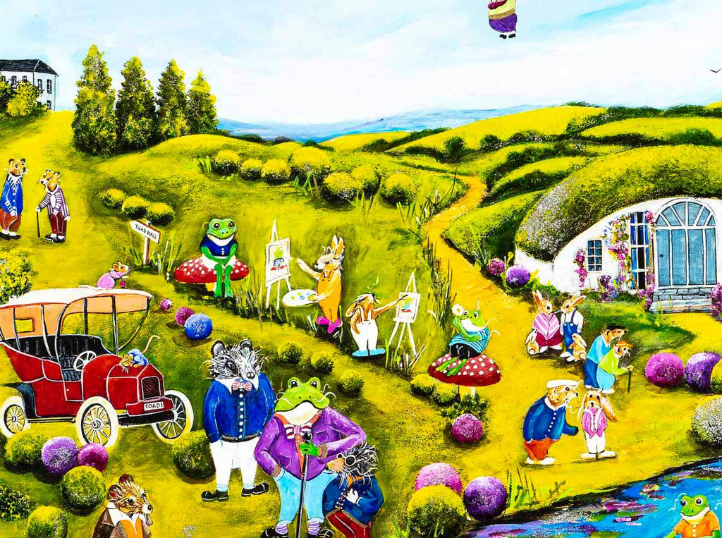 A Fine, Fine Day - Boutique Edition - SOLD by artist Rozanne Bell - Wyecliffe Galleries