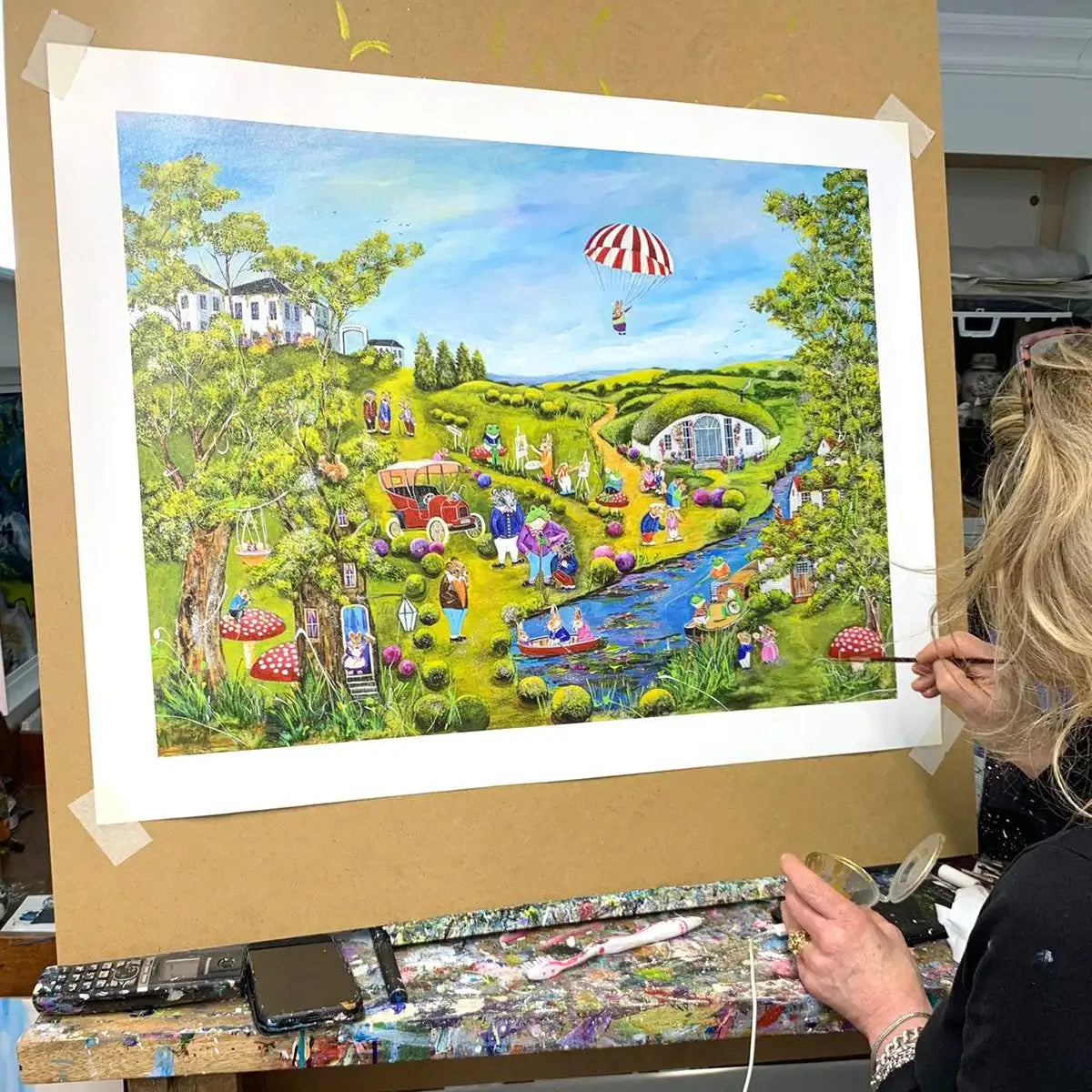 A Fine, Fine Day - Boutique Edition - SOLD by artist Rozanne Bell - Wyecliffe Galleries