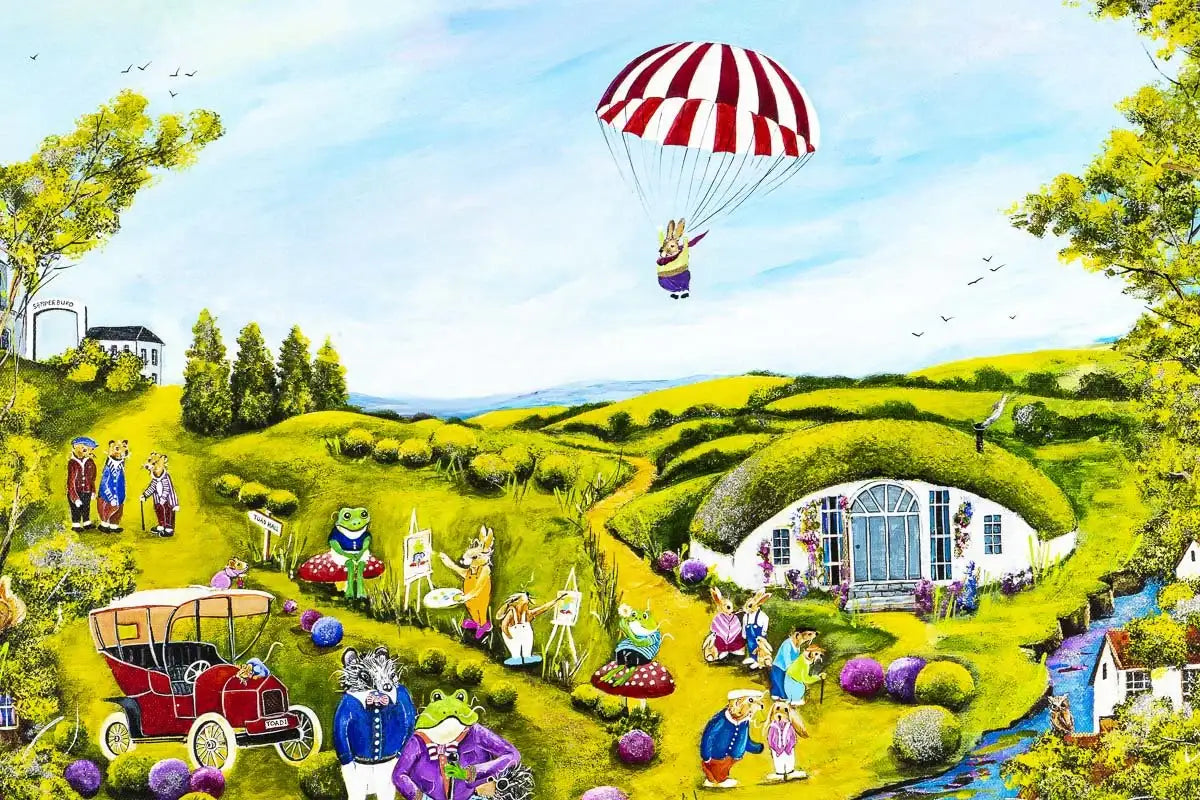 A Fine, Fine Day - Boutique Edition - SOLD by artist Rozanne Bell - Wyecliffe Galleries