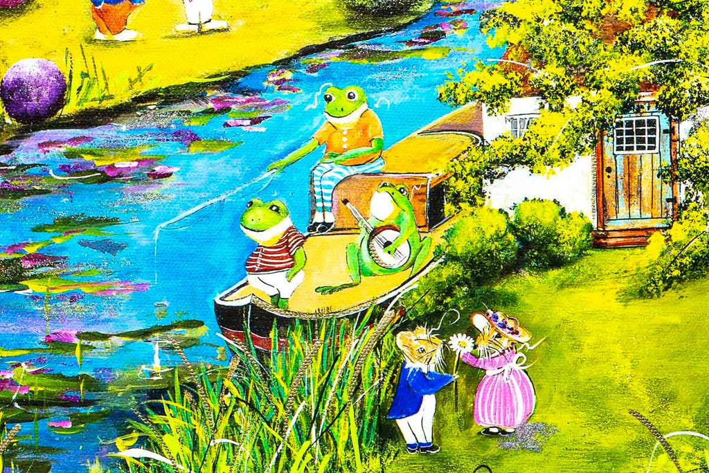 A Fine, Fine Day - Boutique Edition - SOLD by artist Rozanne Bell - Wyecliffe Galleries