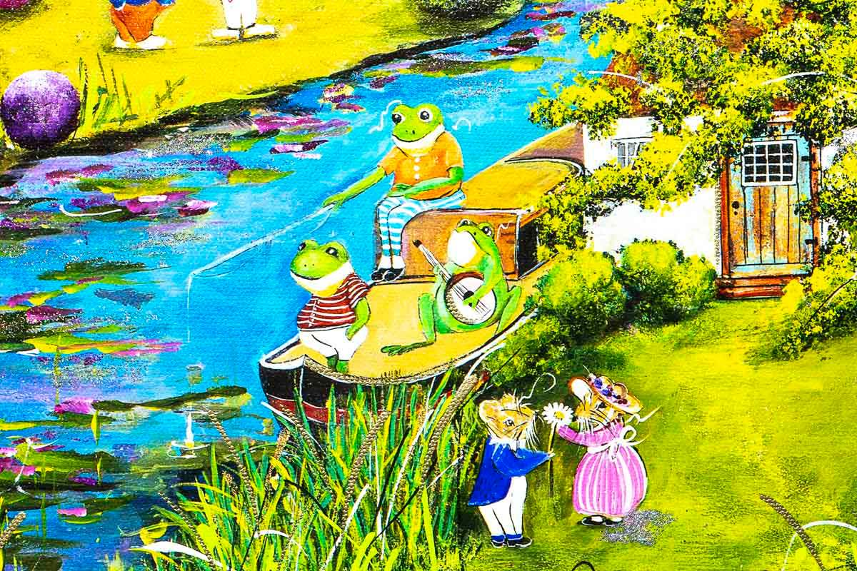 A Fine, Fine Day - Boutique Edition - SOLD by artist Rozanne Bell - Wyecliffe Galleries