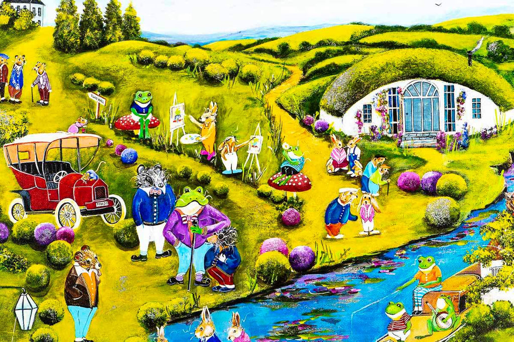 A Fine, Fine Day - Boutique Edition - SOLD by artist Rozanne Bell - Wyecliffe Galleries