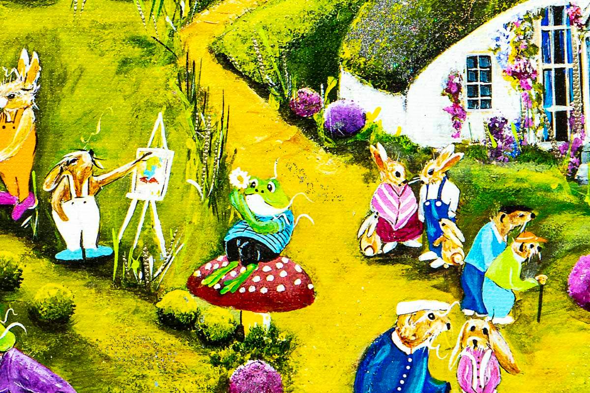 A Fine, Fine Day - Boutique Edition - SOLD by artist Rozanne Bell - Wyecliffe Galleries