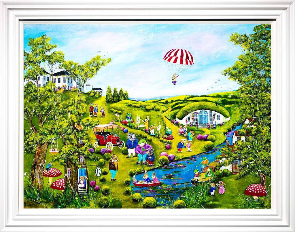 A Fine, Fine Day - Original - SOLD by artist Rozanne Bell - Wyecliffe Galleries