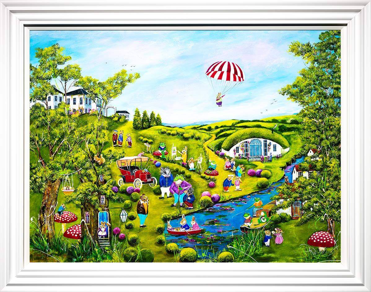 A Fine, Fine Day - Original - SOLD by artist Rozanne Bell - Wyecliffe Galleries