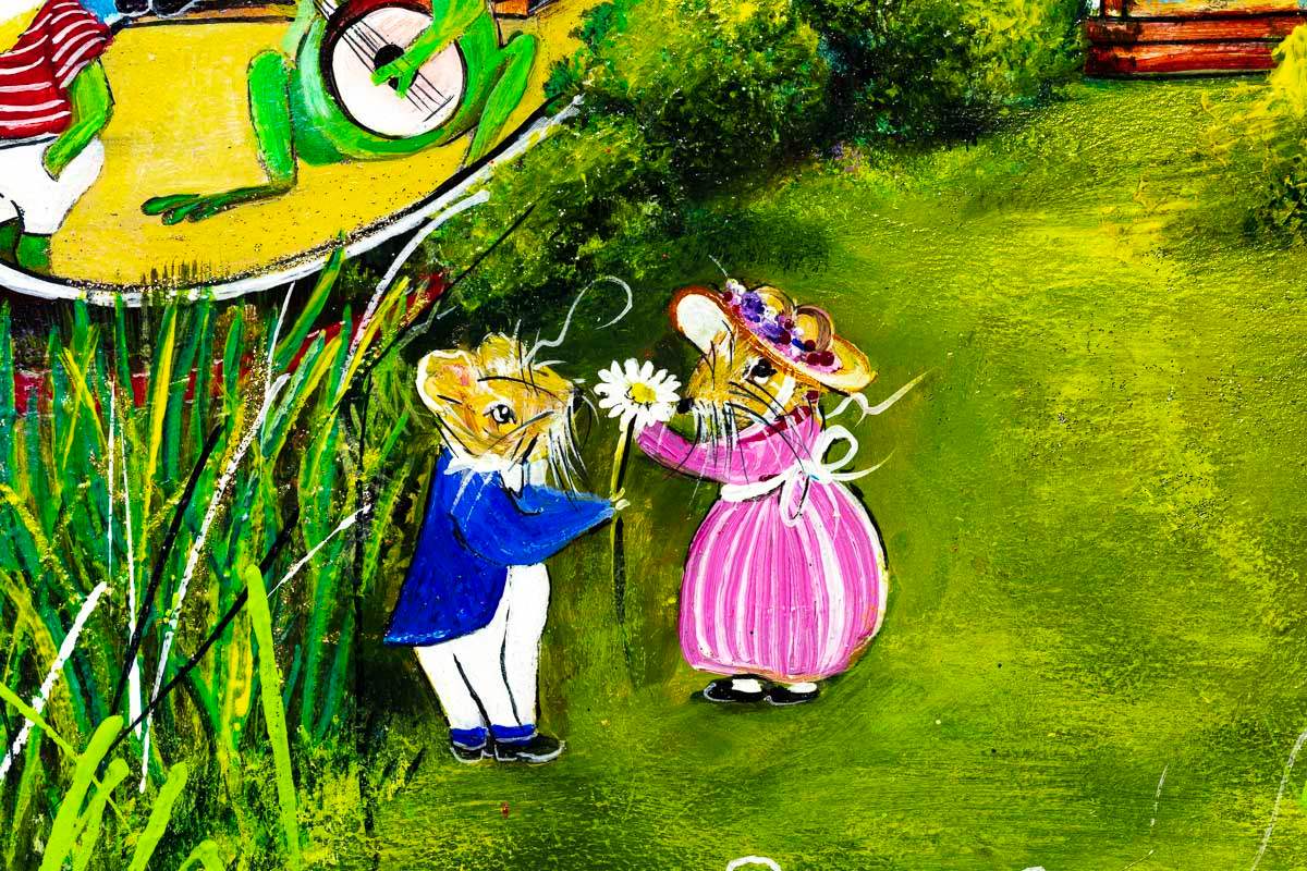 A Fine, Fine Day - Original - SOLD by artist Rozanne Bell - Wyecliffe Galleries