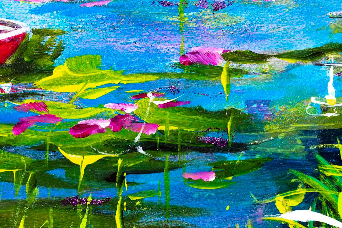 A Fine, Fine Day - Original - SOLD by artist Rozanne Bell - Wyecliffe Galleries