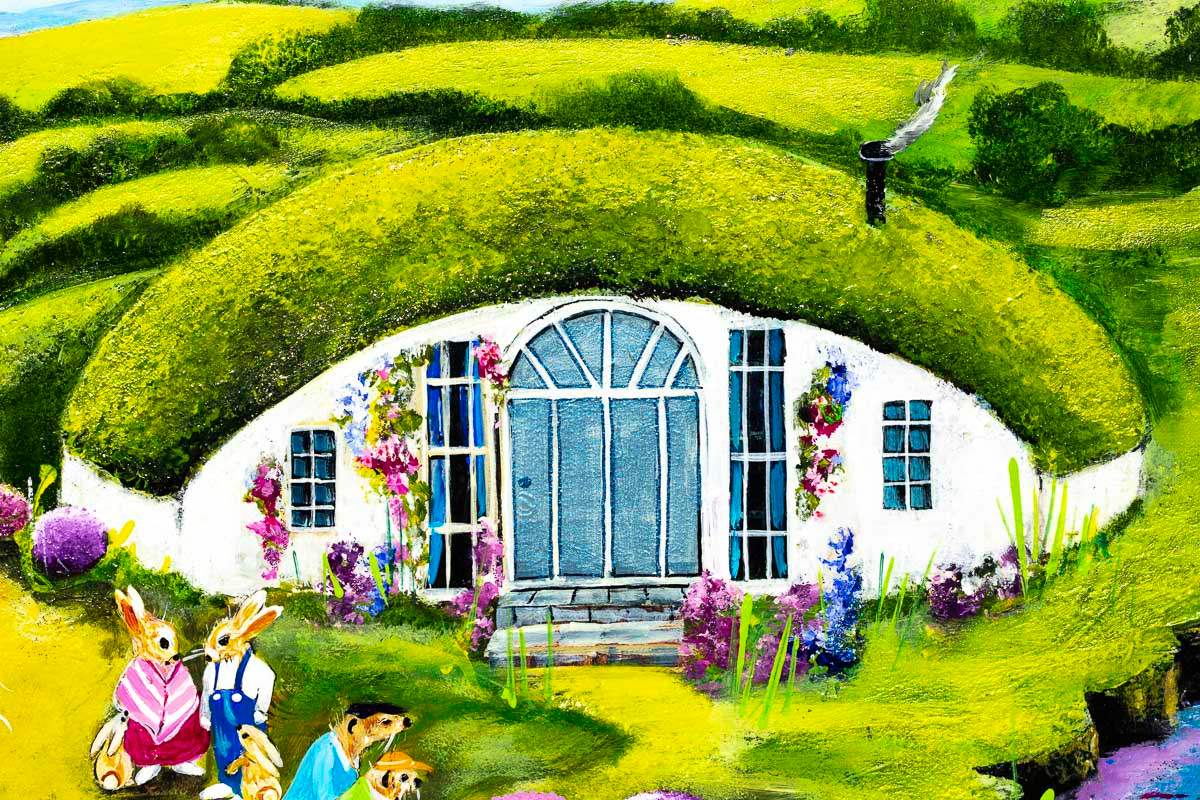 A Fine, Fine Day - Original - SOLD by artist Rozanne Bell - Wyecliffe Galleries