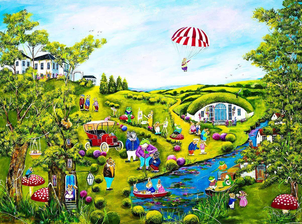 A Fine, Fine Day - Original - SOLD by artist Rozanne Bell - Wyecliffe Galleries