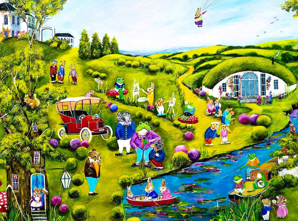 A Fine, Fine Day - Original - SOLD by artist Rozanne Bell - Wyecliffe Galleries